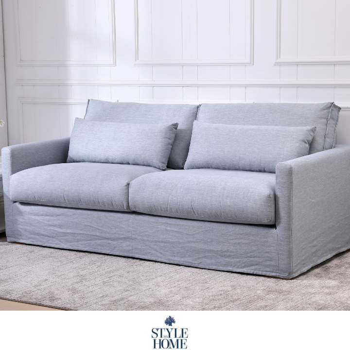 Capri Linen 3 Seater Lounge 210cm