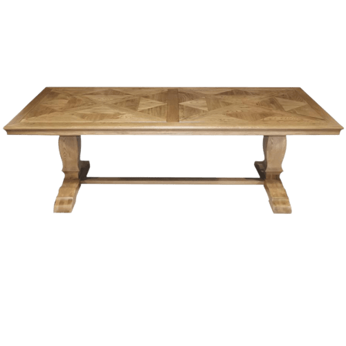 Kensington Parquetry Natural Oak Dining Table