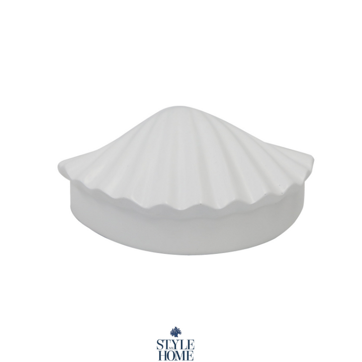 Seashells Trinket Box - White