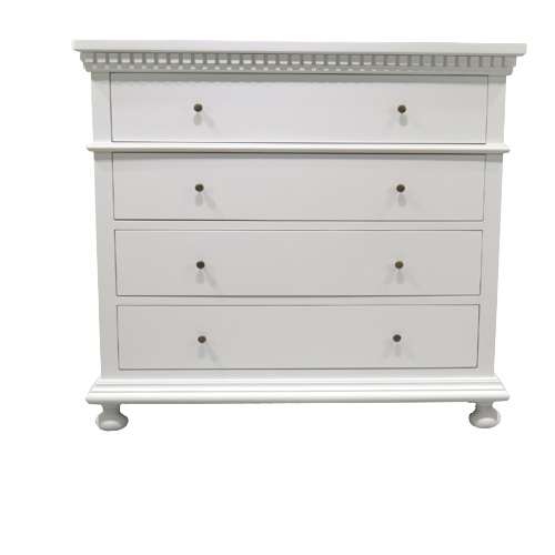 Regency Four Drawer Chest Large Legs