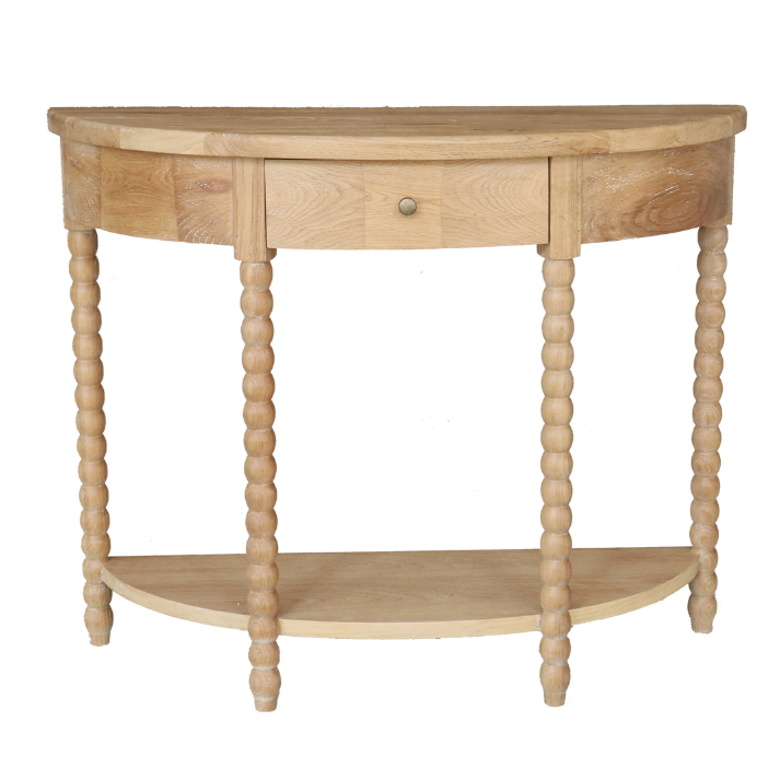 Bobbin Petite Curved Console