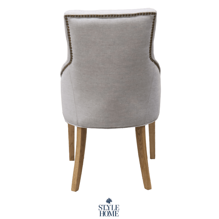 Leopold Upholstered Linen Dining Chair