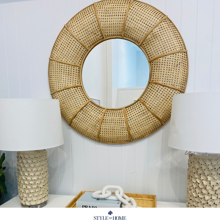 Lindeman Rattan Coastal Mirror