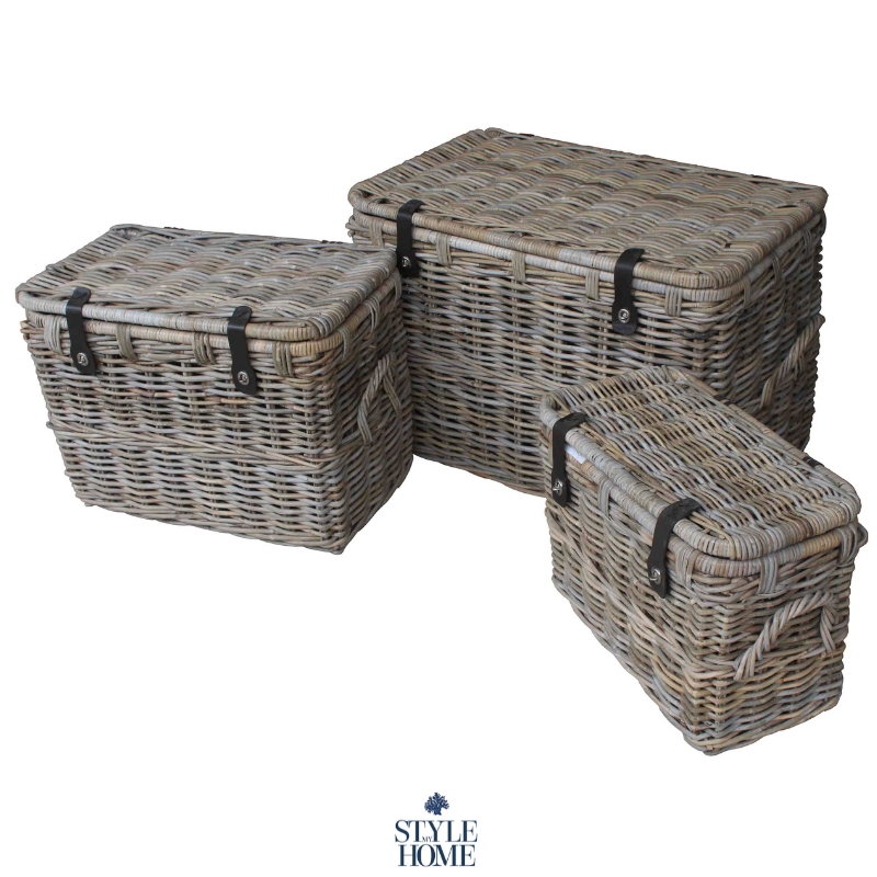 'Sea Drift' Rattan Trunk - 3 sizes available