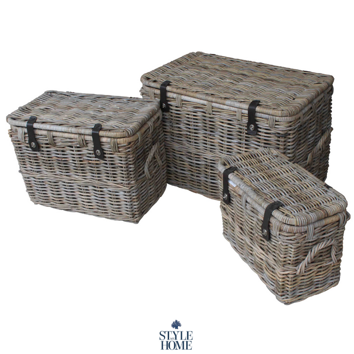 'Sea Drift' Rattan Trunk - 3 sizes available