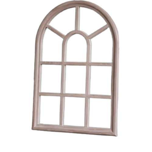 Cathedral Elm Arched Wall Mirror