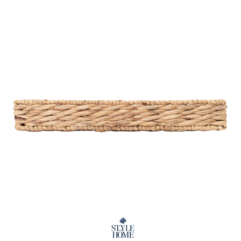 Water Hyacinth Rattan Tray Rectangle