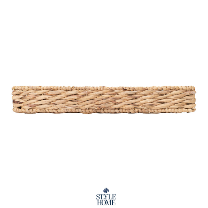 Water Hyacinth Rattan Tray Rectangle