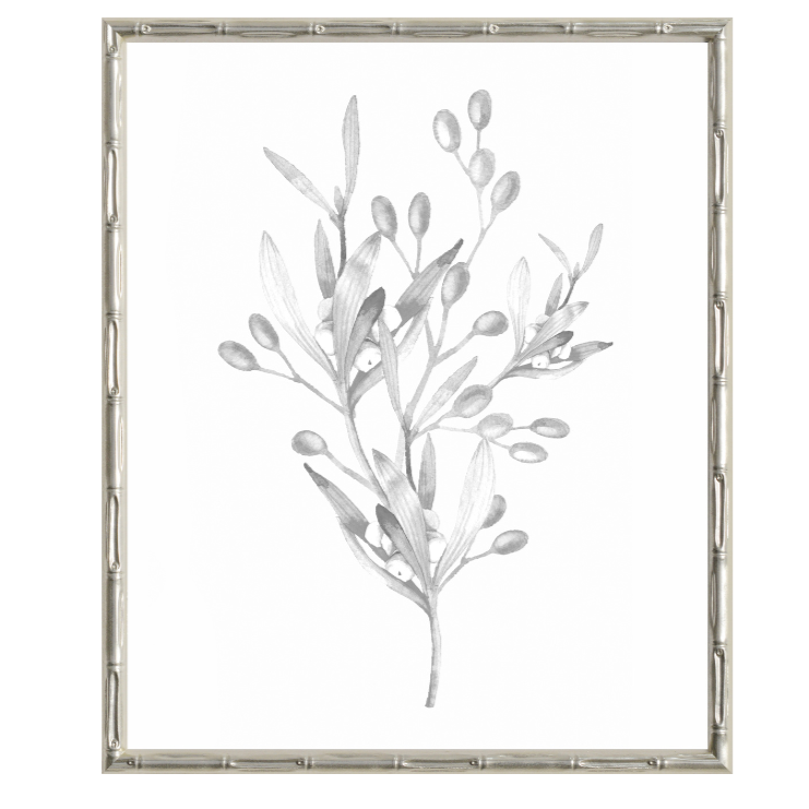 Bushland 3 Small Canvas In Bamboo Champagne Frame