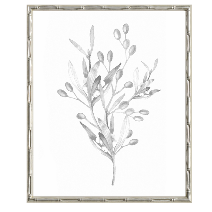 Bushland 3 Small Canvas In Bamboo Champagne Frame