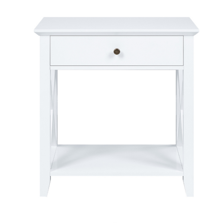 Hamptons affordable flat back side table