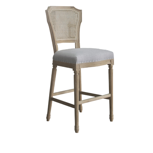 April Luxury Upholstered Kitchen Stool