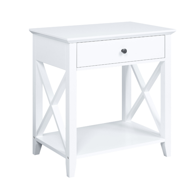 Hamptons affordable flat back side table