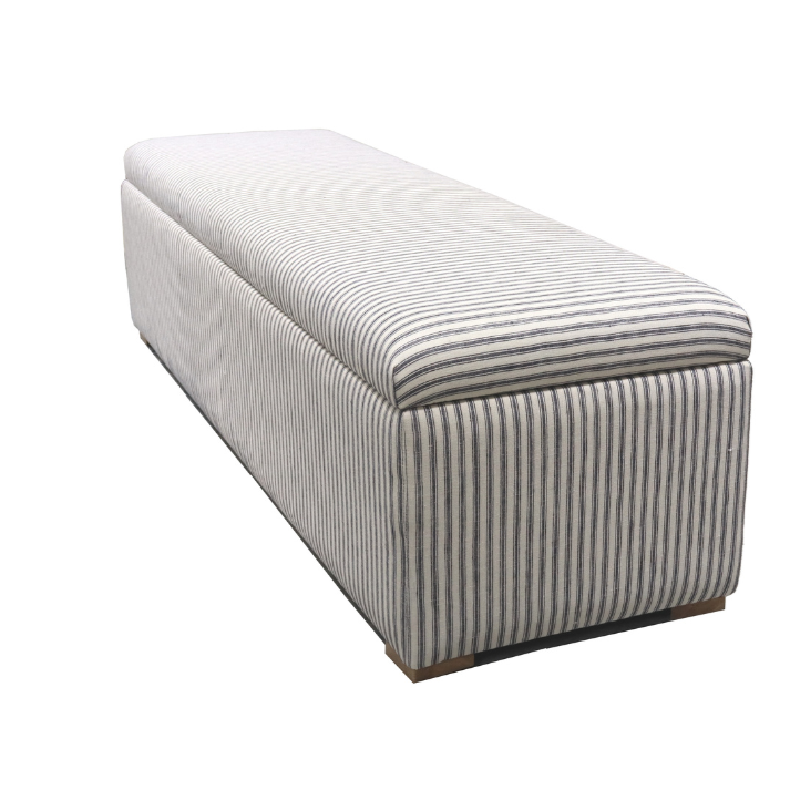 Hamptons storage bed box bench