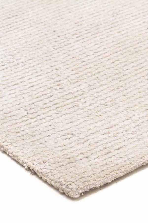 Ivory Cotton Rayon Rug