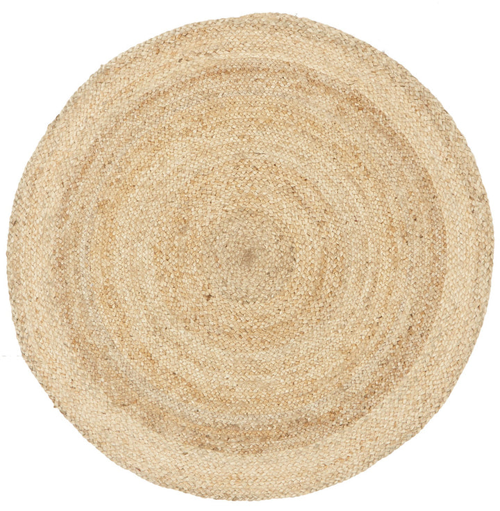 Round Jute Natural Rug