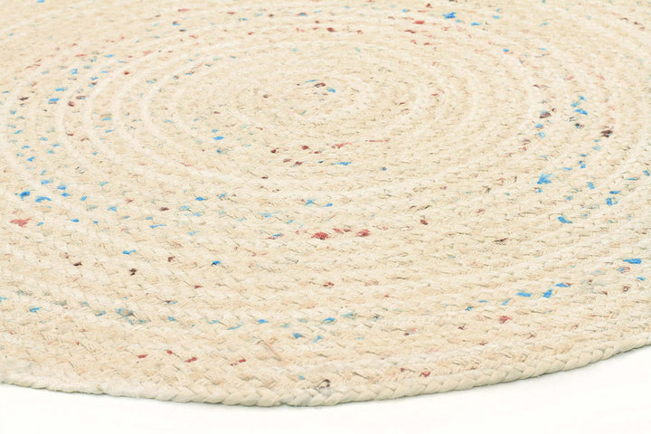 Diva Bleached Natural Round Rug