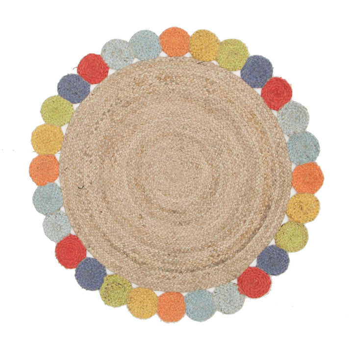 Miss Daisy Jute Round Rug