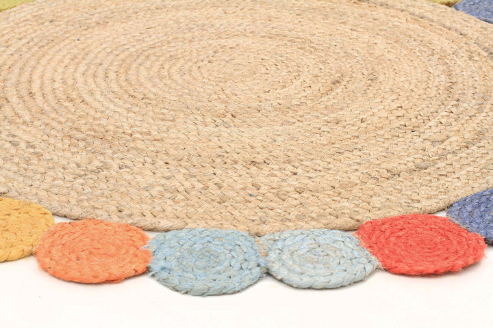 Miss Daisy Jute Round Rug