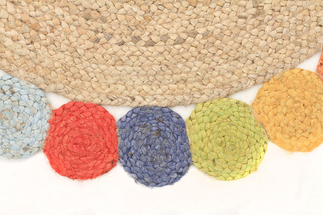 Miss Daisy Jute Round Rug