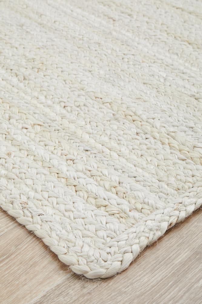 Bondi White Jute Rug