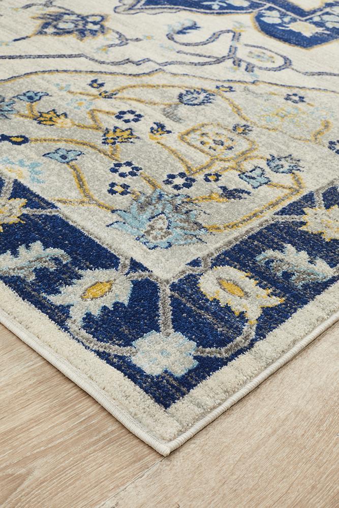 Babylon Ornate Navy Rug