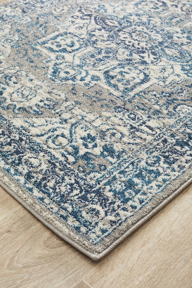 Babylon 207 Blue Runner Rug