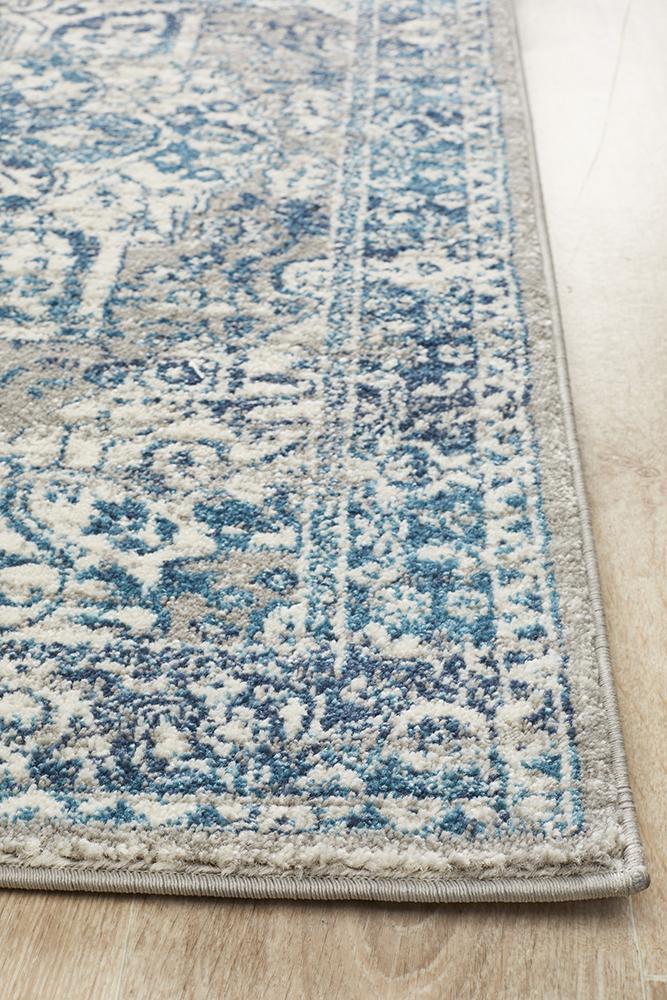 Babylon 207 Blue Runner Rug