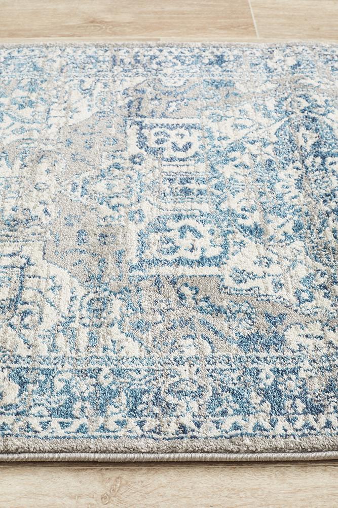 Babylon 207 Blue Runner Rug