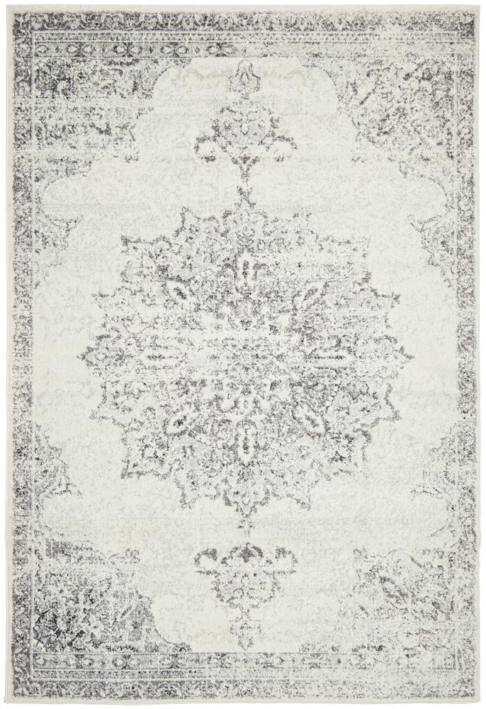 Chrome Rita Silver Rug