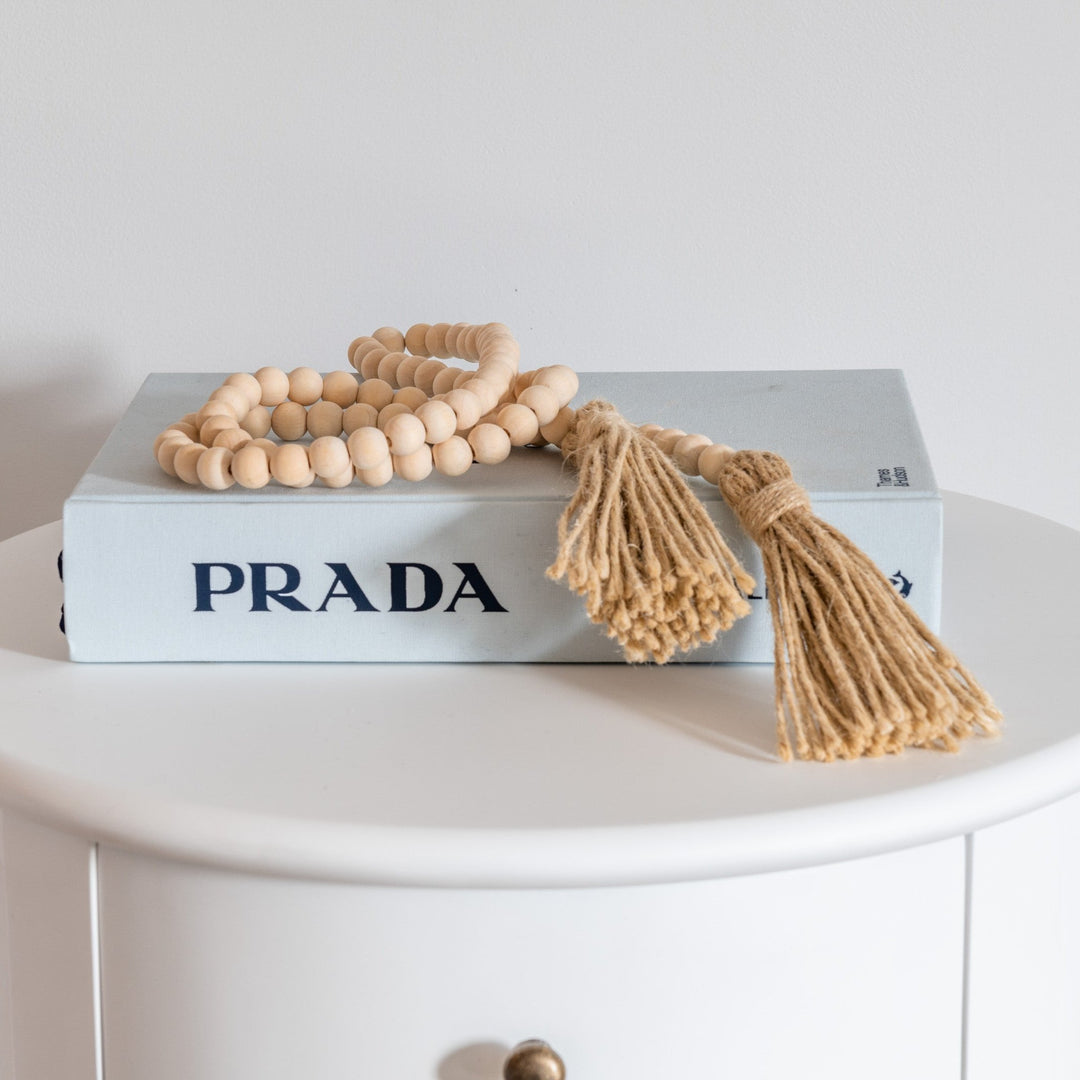 Farmhouse Wooden Decorative Prayer Beads