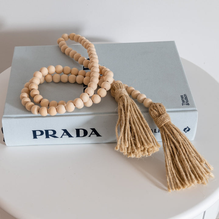 Farmhouse Wooden Decorative Prayer Beads