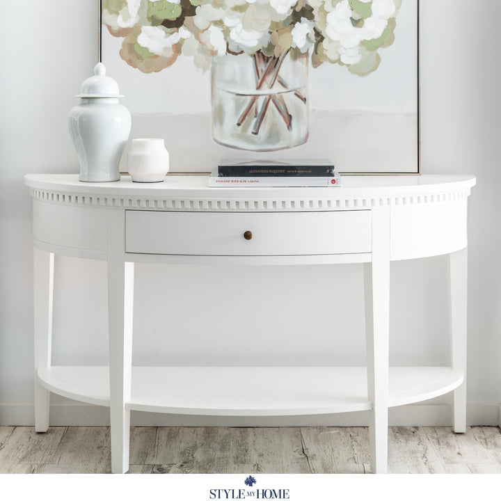 Regency Medium Curved Console Table