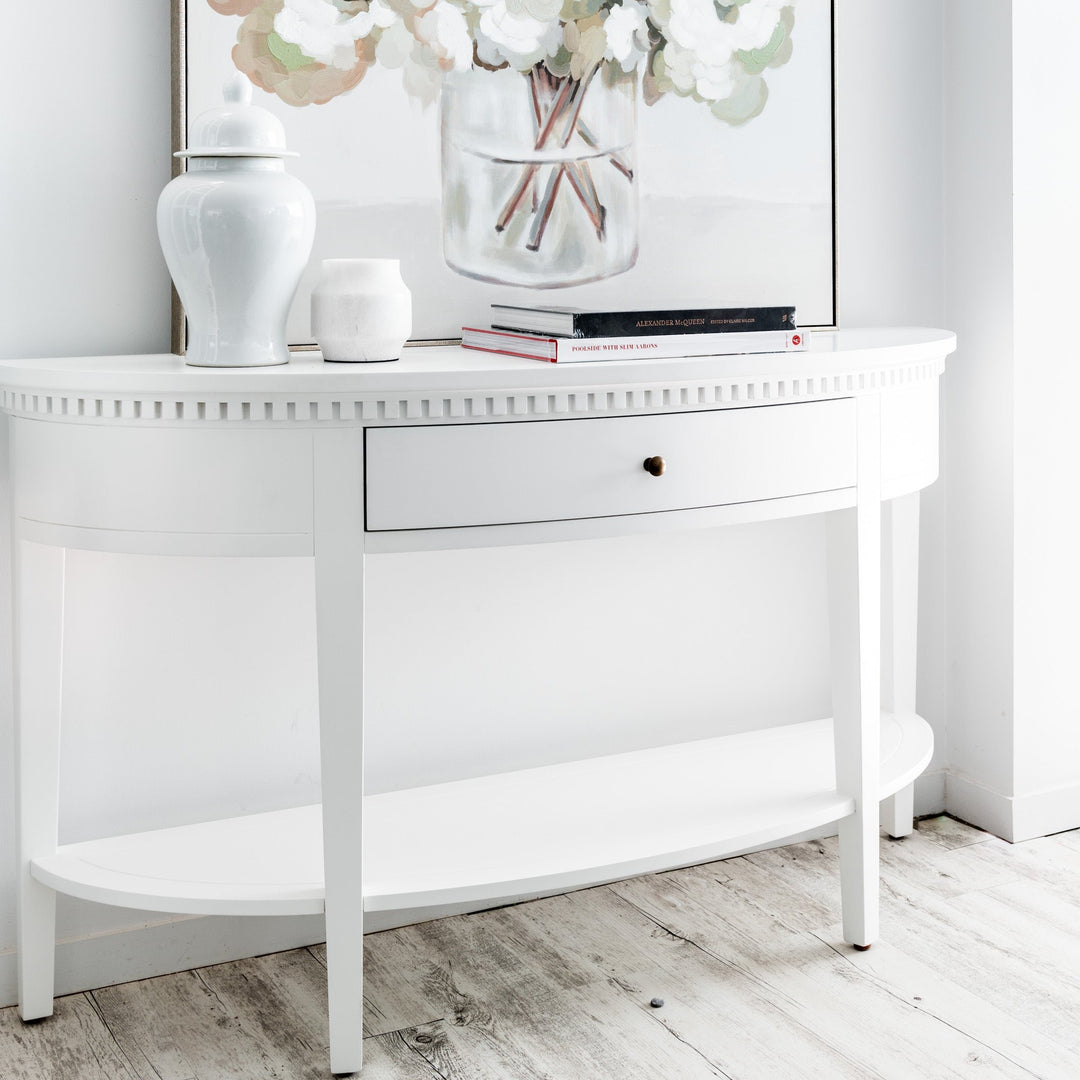 Regency Medium Curved Console Table