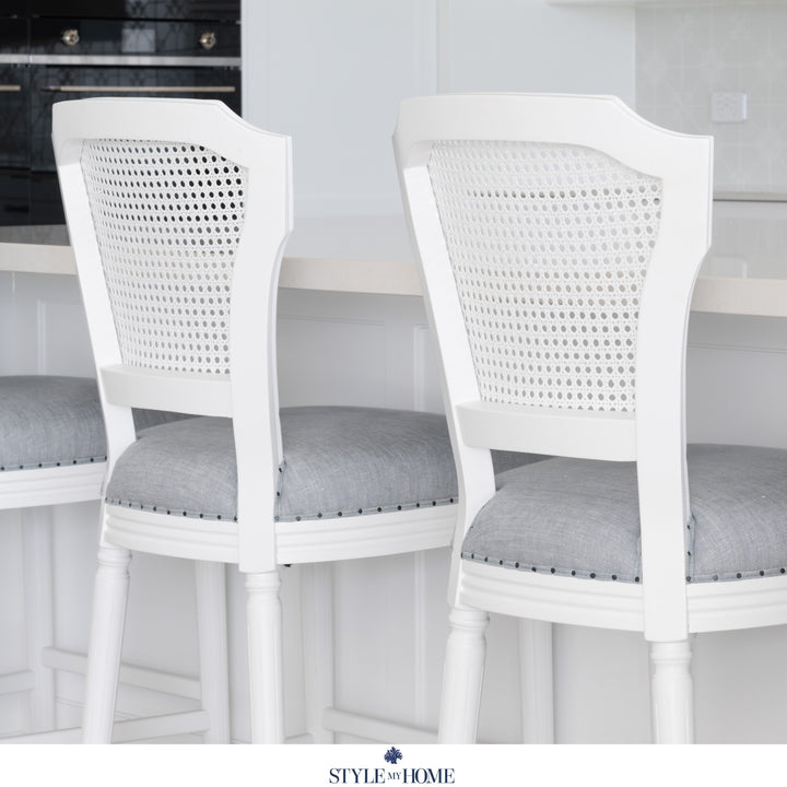 April Luxury Upholstered Kitchen Stool