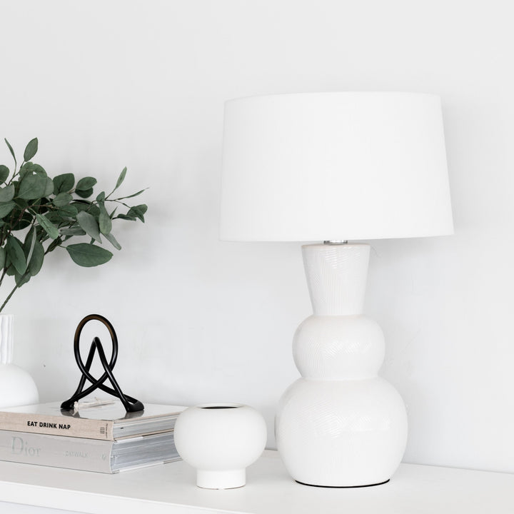 Contour Ceramic Table Lamp