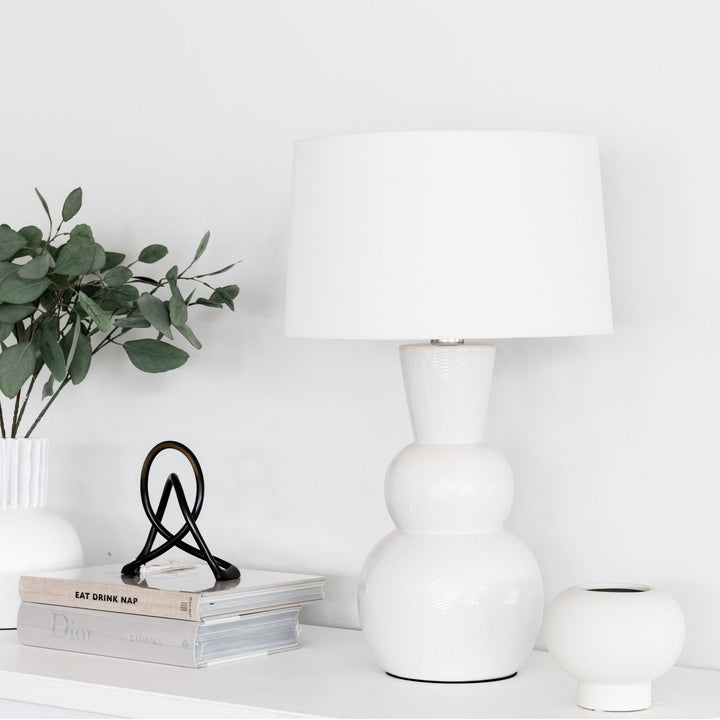 Contour Ceramic Table Lamp