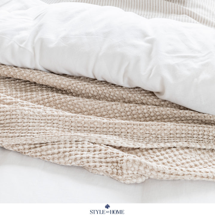 Threads Cotton Throw - Oatmeal