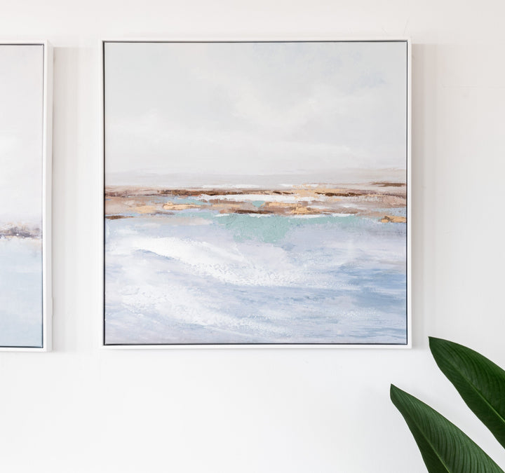 Tide Pool Decorative Canvas In Frame