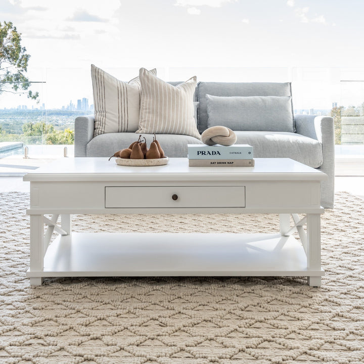 South Beach Hamptons Cross Leg Coffee Table