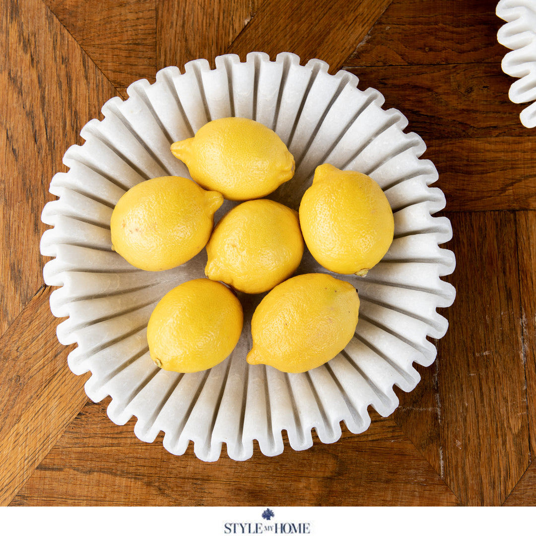 Ruffle Marble Bowl