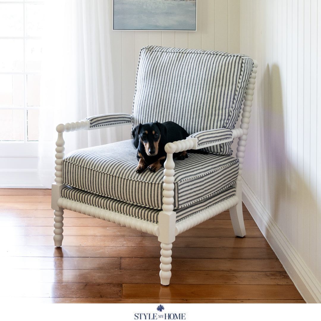 Hamptons bobbin armchair