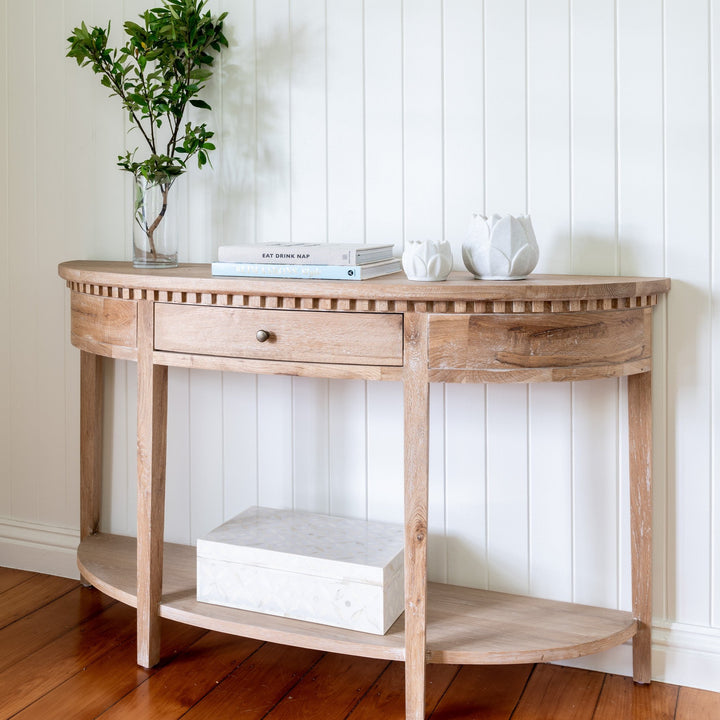 Regency Medium Curved Console Table