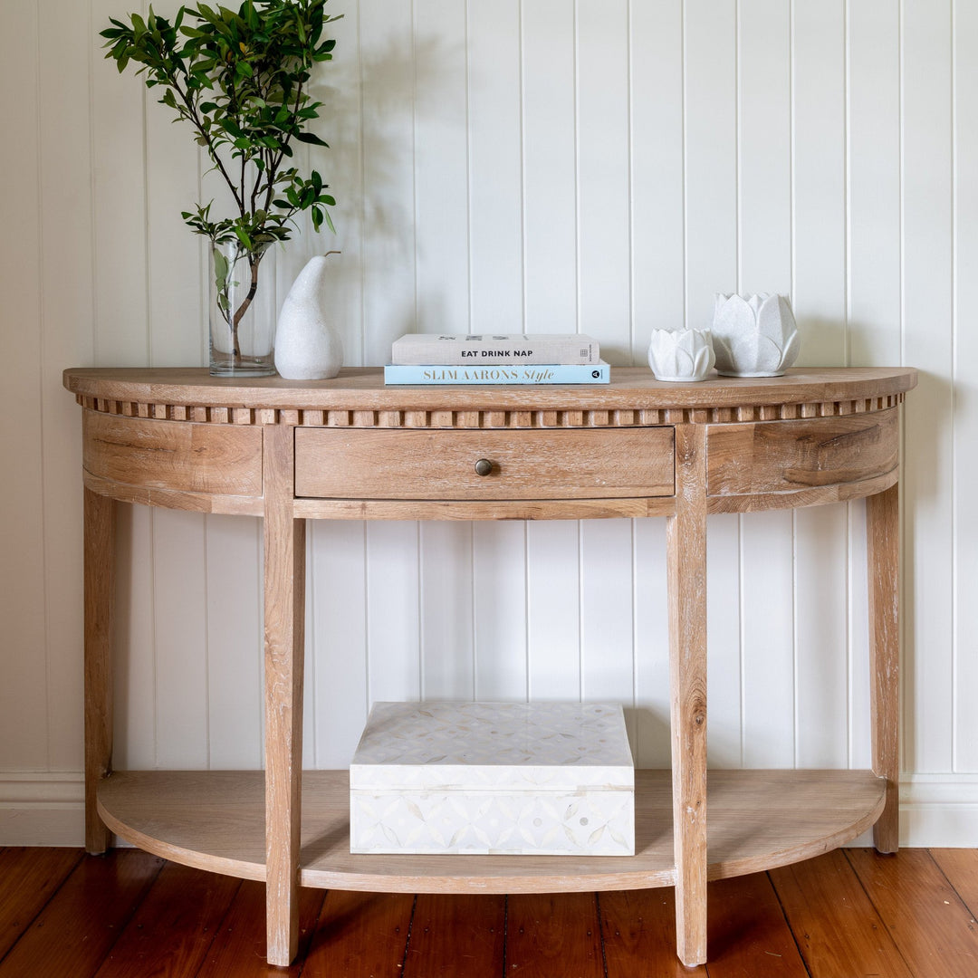 Regency Medium Curved Console Table