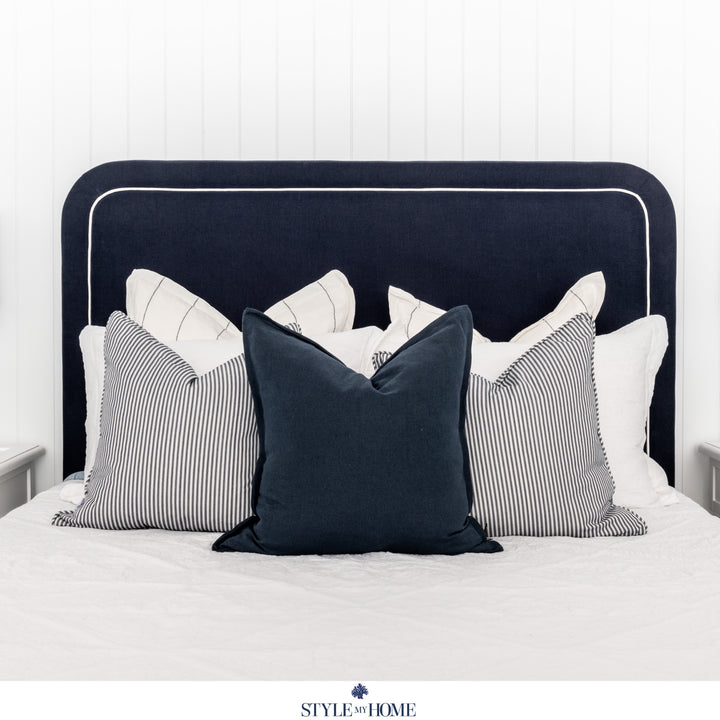 Hamptons bedhead navy