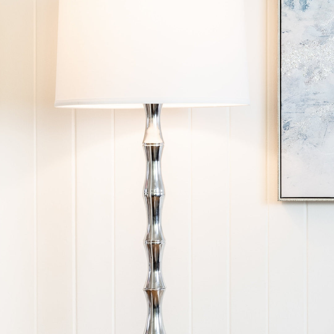 Bamboo Metal Floor Lamp