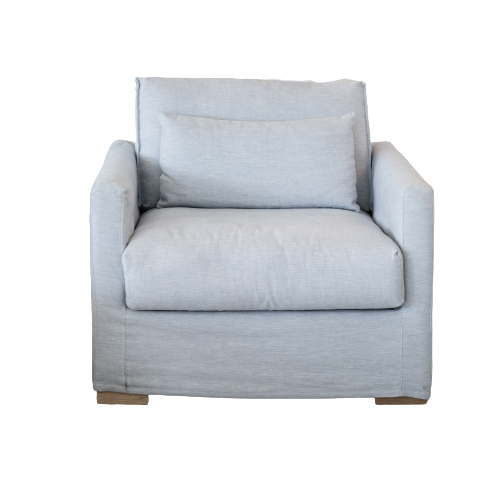 Capri Slip Cover Linen Armchair