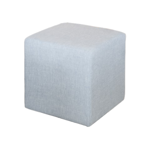 Justine Upholstered Cube Ottoman