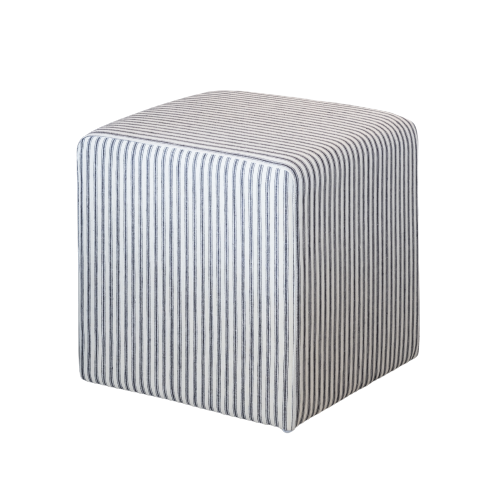 Justine Upholstered Cube Ottoman