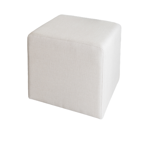 Justine Upholstered Cube Ottoman